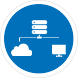 Cloud Hosting V/S Web Hosting Icon